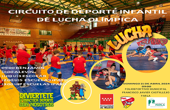 Circuito Deporte Infantil de Lucha en Parla (1/04/23)