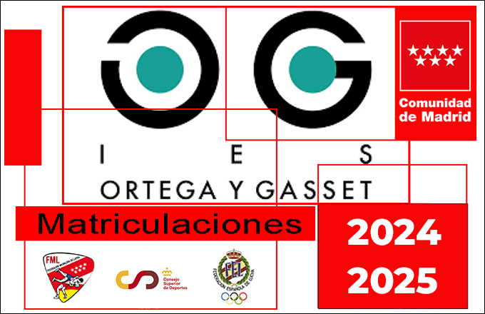 Matriculaciones IES Ortega y Gasset 2024-2025