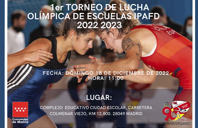 I Torneo de Escuelas IPAFD de Lucha (18/12/22)