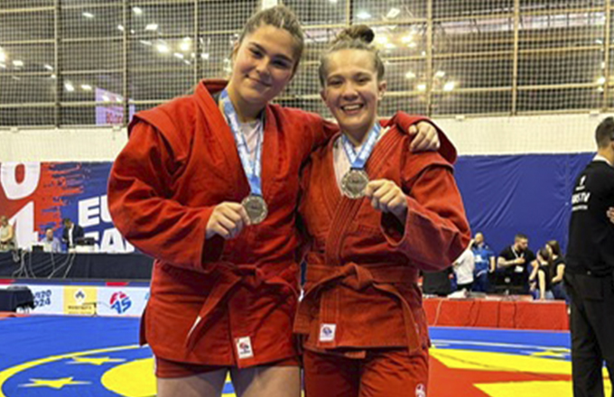 2 Medallas de Plata en el Europeo Sambo-Serbia