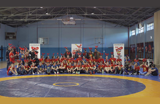 Éxito Concentración Lucha Femenina