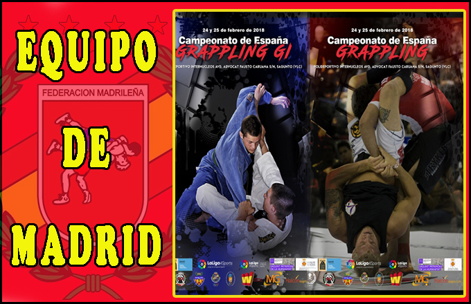 Equipo de Madrid Cto. España Grappling