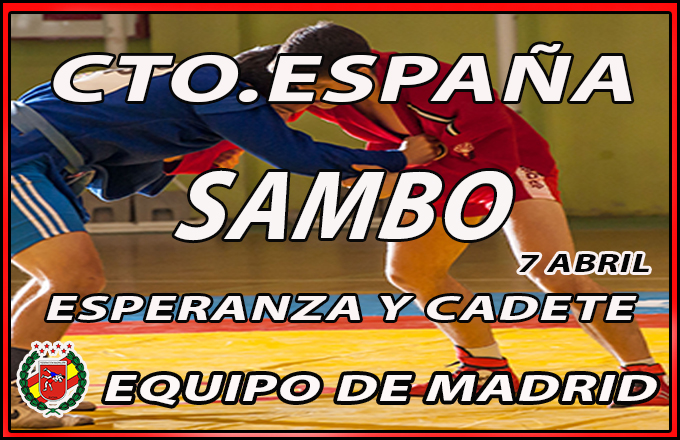 Equipo de Madrid Cto. España esperanza y Cadete Sambo