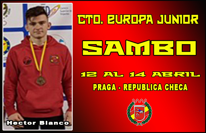 Héctor en el Europeo de Sambo