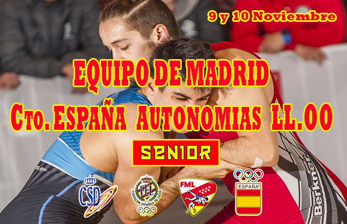Equipo de Madrid en Cto. España de Autonomías LLOO