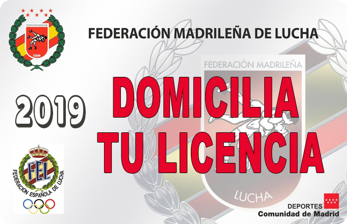 Domicilia tu Licencia