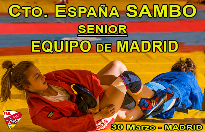 Cto. España SENIOR Sambo - Equipo de Madrid