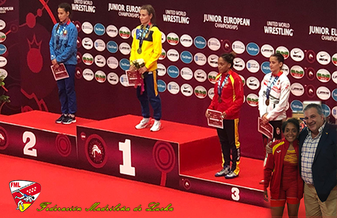 Vicky Bronce en el Europeo