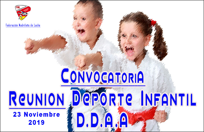 Convocatoria - Reunión Deporte Infantil DDAA FML