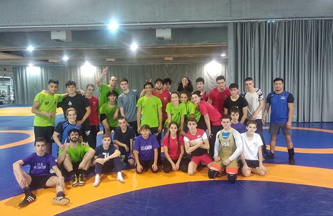 Entrenamiento de Lucha en el CAR CSD 