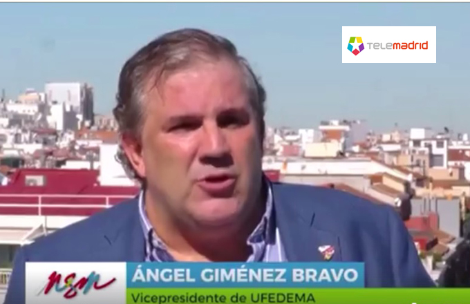 Angel Luis entrevistado en Telemadrid