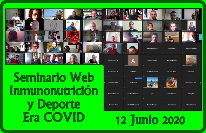 Éxito 2º Seminario Web Inmunonutrición y Deporte