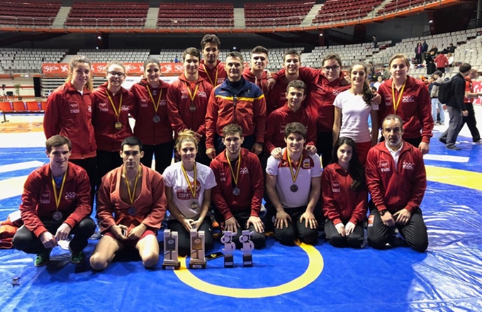 19 Medallas Cto. España SENIOR SAMBO