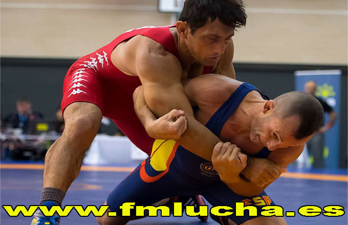 Carlos en el Mundial de Veteranos de Lucha