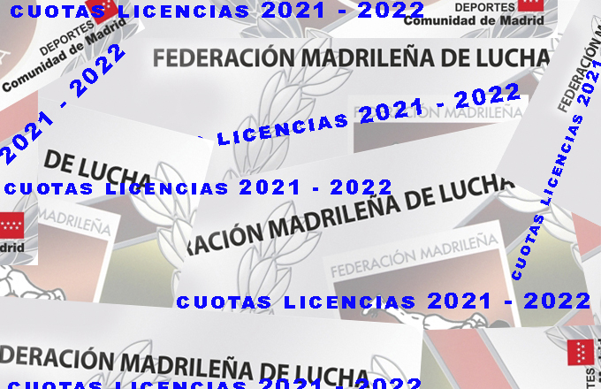 Cuotas licencias 2021 - 2022