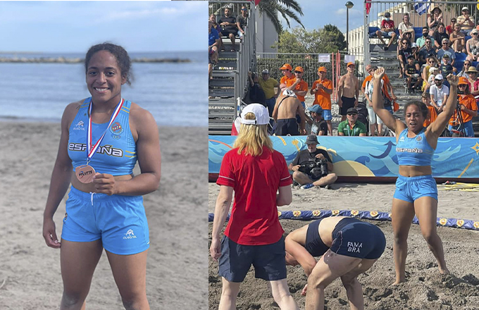 Vicky Bronce en Niza