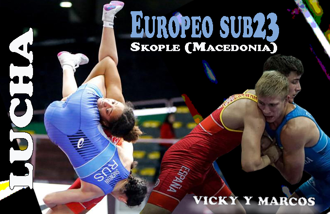Vicky y Marcos en el Europeo SUB-23