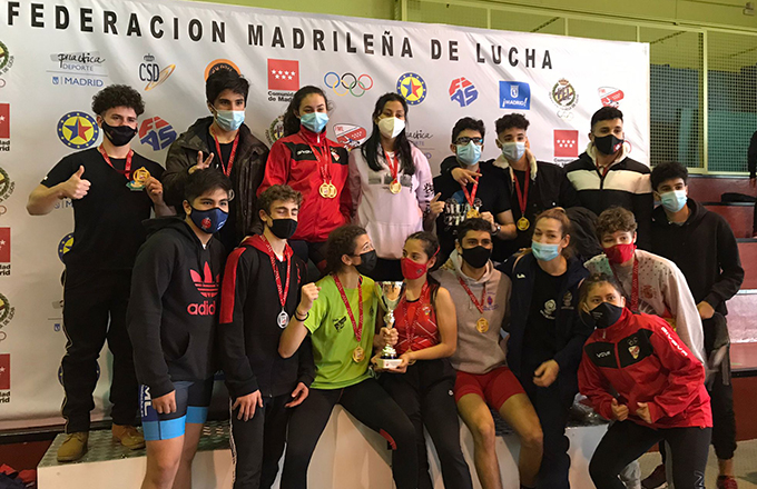 Éxito en el Capto. Madrid Lucha