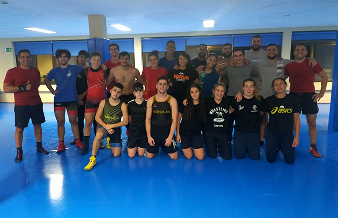Entrenamiento Lucha Olímpica C.Escolar