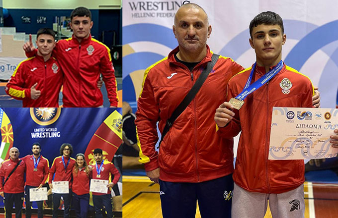 5 Medallas en Torneo Mediterráneo de Lucha