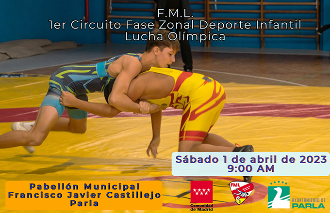 Circuito Deporte Infantil de Lucha en Parla (1/04/23)