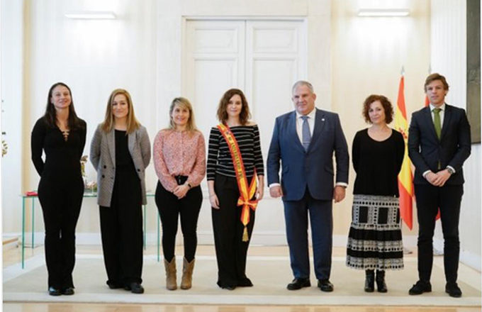La FML con la Presidenta de la C.Madrid
