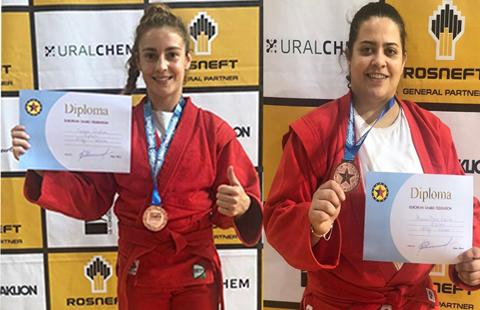 Cristina y Evadne Bronce en Chipre