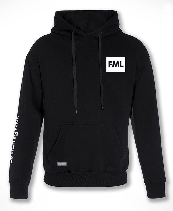 2020 BF Sudadera Cuello Redondo Negra FML