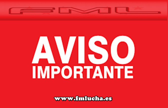 Aviso importante