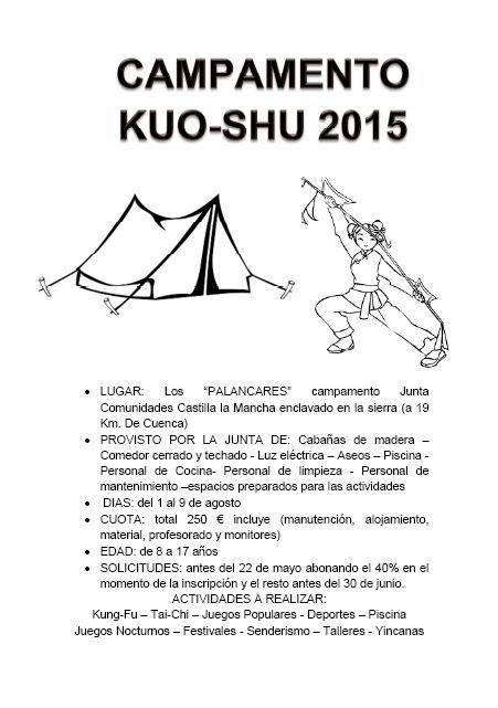 2015 Campamento KuoShu